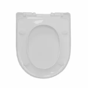 Nes Home PP Soft Close Toilet Seat Classic White