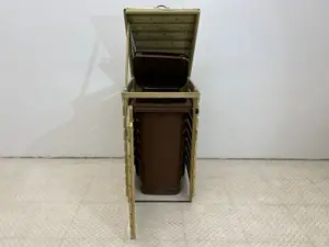 BinBreeze wheelie bin storage unit, Single,