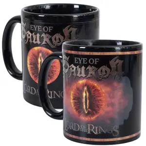 The Lord Of The Rings Eye Of Sauron Heat Changing Mug Black (One Size)