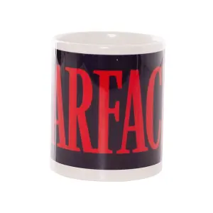 Scarface Logo Mug White/Black/Red (One Size)