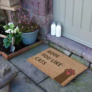 Hope You Like Cats Doormat (60 x 40cm)