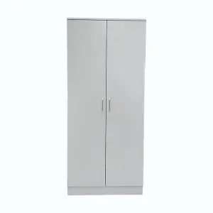 VENICE 2 door white 80cm wide wardrobe