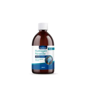 Monicare - Hydrogen Peroxide 3% -500ml, 10 Vols, Clear Multi-Purpose Cleaner