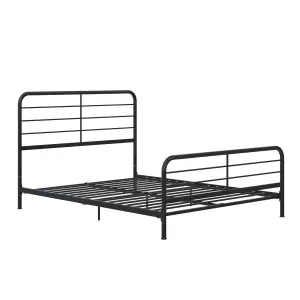 Millie Metal Bed Black, Double