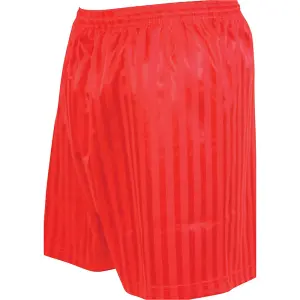 XL - RED Adult Sports Continental Stripe Training Shorts Bottoms - Football