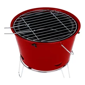 TOM 300260i005 Red Charcoal Bucket barbecue (D) 265mm