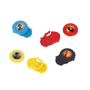 Incredibles 2 Mini Disc Shooter (Pack of 12) Multicoloured (One Size)