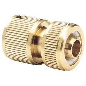 Draper Brass Garden Hose Connector, 1/2" 36199