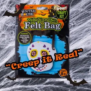 Halloween Felt Bag Kit Accessory Halloween Party, Trick or Treat 22cm Witch