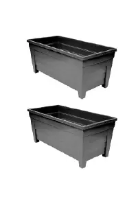 2 x Thumbs Up Grosvenor 100341012 Black Trough