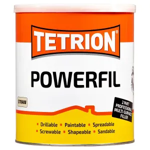 Tetrion All Purpose Powerefil Filler Wood Stone Concrete Bricks Metal 3.5kg x3