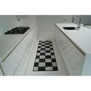 Mistie Door Mat Black/White / Rectangle 67 x 120cm