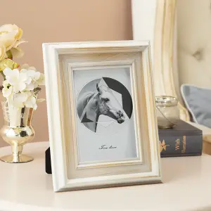 Contemporary Vertical Solid Wood Photo Frame Picture Frames 4 x 4 Inch