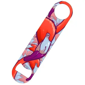 Grindstore Flamingo Frenzy Bar Blade Bottle Opener Multicoloured (One Size)