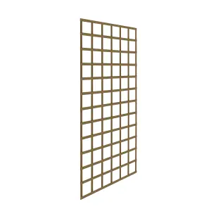 Forest Garden Square European softwood Trellis panel (W)90cm x (H)183cm