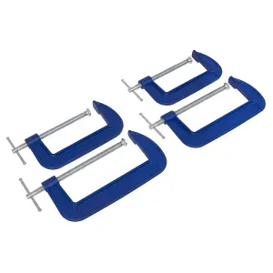 Sealey G-Clamp Set 150mm & 200mm 4pc AK6006SET