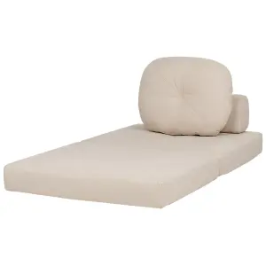 Beliani Modern Sofa Bed OLDEN Light Beige