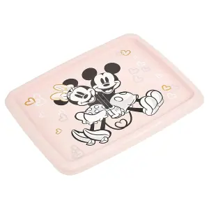 Keeeper Minnie Mouse Turn Around Stackable Box with Lid 30 Litre Nordic Pink