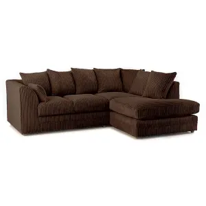 Jumbo Cord (Scatter Back) 4 Seater Corner Sofa