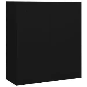 Berkfield Office Cabinet Black 90x40x102 cm Steel