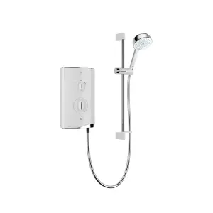 Mira Sport Gloss White Thermostatic Electric Shower, 9kW