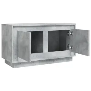 Berkfield TV Cabinet Concrete Grey 80x35x45 cm Engineered Wood