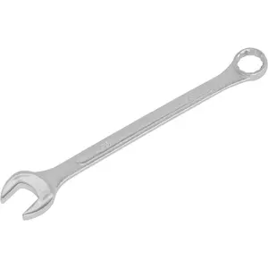 High-Quality 33mm Large Combination Spanner - Chrome Plated Drop Forged Steel Tool