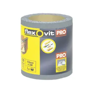 Flexovit High Performance Finishing Sanding Roll 115mm x 5m 120G