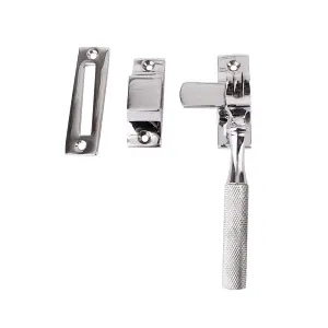 Dart Knurled Window Casement Fastener - Polished Chrome - Polished Chrome