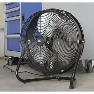 Sealey Industrial High Velocity Floor Fan with Internal Oscillation 18" HVF18IS