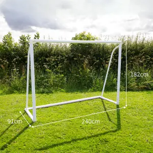 8 x 6ft Football Goal, Carry Case and Target Sheet