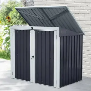 Storage 3 ft. W x 5 ft. D Metal Garden Shed