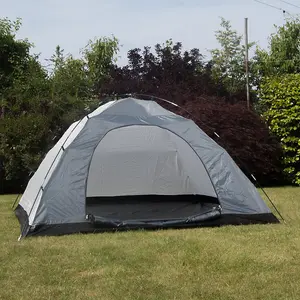 Andes 4 Person Easy Pitch Tent - BLUE