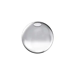 Ideal Lux Rubber Globe Glass Shade Smokey Grey 20cm