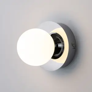 Polished Chrome 5W LED Bathroom Wall Light