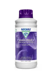 Nikwax Down Proof 1 Litre. For waterproofing Down filled items of clothing