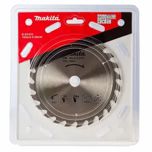 2 x Makita D-03333 Circular Saw Blade 165 X 20 24 Teeth - DSS611 DSS610 DHS680