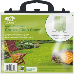 Garden Outdoor Water Resistant Staking & Reclining Garden Chair Cover in Green