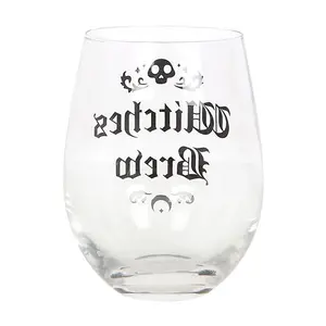 Witches Brew Stemless Wine Glass