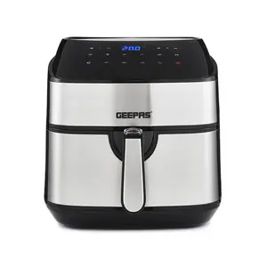 Geepas Vortex 7.5L Digital Air Fryer Family-Sized 10-In-1 Convection Air Fryer With LED Touchscreen