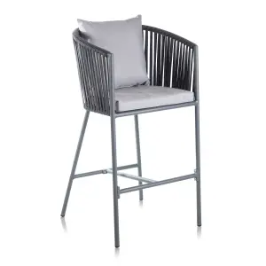 Alfresia Grey Garden Bar Stools - Set of 2