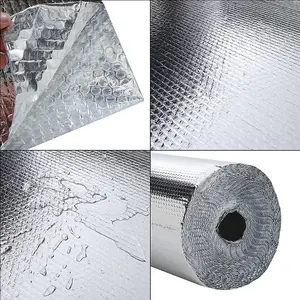 Reflective Single Bubble Aluminum Foil Insulation Roll 15m(L) x 1m(W)