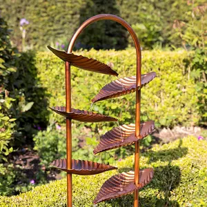 Primrose Monsaraz Tiered Cascading Zinc Water Feature 153cm