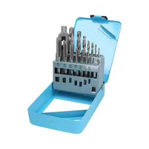 Metric MM Tap And Drill Set M3 - M12 Taps 2.5mm - 10.2mm Drills 15pc