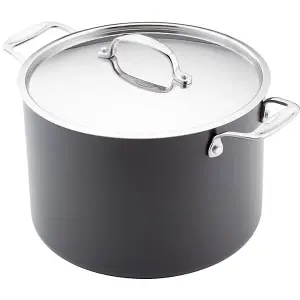 Stellar 6000 Hard Anodised 24cm Stock Pot