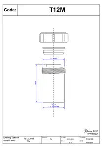 McAlpine T12M 1.5" x 1.25" Multifit Reducer