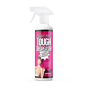 Wipeout - Tough Degreaser Spray - Multi Use for Most Surfaces, Removes Fat, Grease & Oil Easily - 500ml