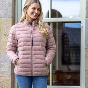 Gibson Womens Insulated Padded Jacket - Faded Pink