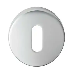 51mm Standard Key Profile Round Escutcheon Concealed Fix Satin Chrome