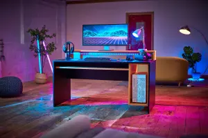 Rest Relax Avatar Gaming Desk with RGB LED Lights